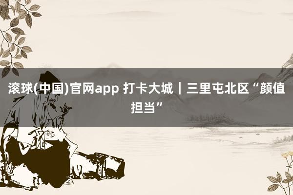 滚球(中国)官网app 打卡大城｜三里屯北区“颜值担当”