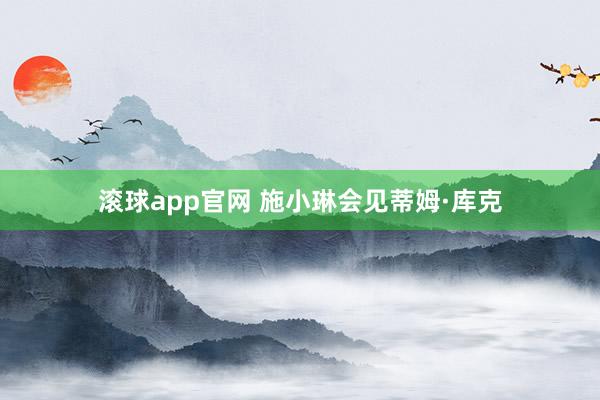 滚球app官网 施小琳会见蒂姆·库克