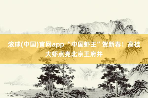 滚球(中国)官网app “中国虾王”贺新春！高桂大虾点亮北京王府井
