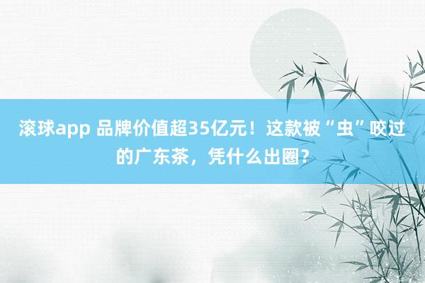 滚球app 品牌价值超35亿元！这款被“虫”咬过的广东茶，凭什么出圈？