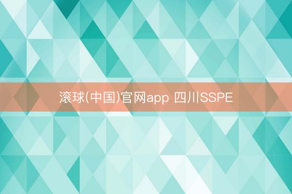 滚球(中国)官网app 四川SSPE