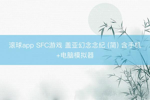 滚球app SFC游戏 盖亚幻念念纪 (简) 含手机+电脑模拟器
